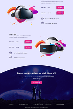 Hosting Company Layout Preview