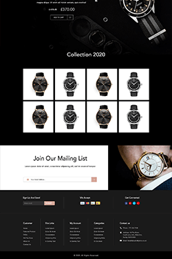 Hosting Company Layout Preview
