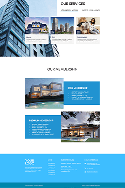 Hosting Company Layout Preview