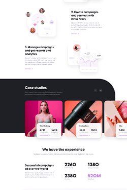 Hosting Company Layout Preview